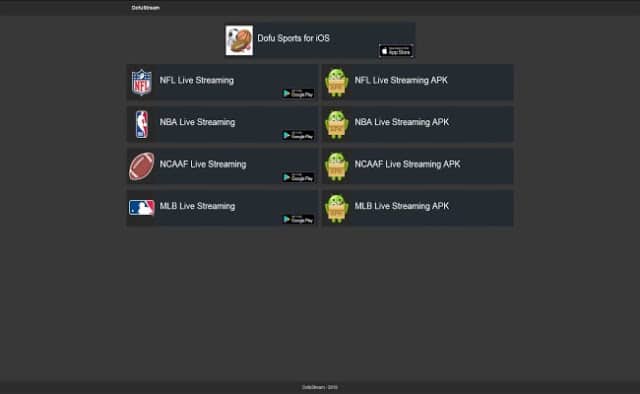 Dofustream Apk Live Nfl Nba Mlb For Android And Fire Tv Devices - Cyberflix Tv